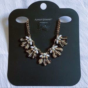 Ashley Stewart Tortoise Beaded Necklace